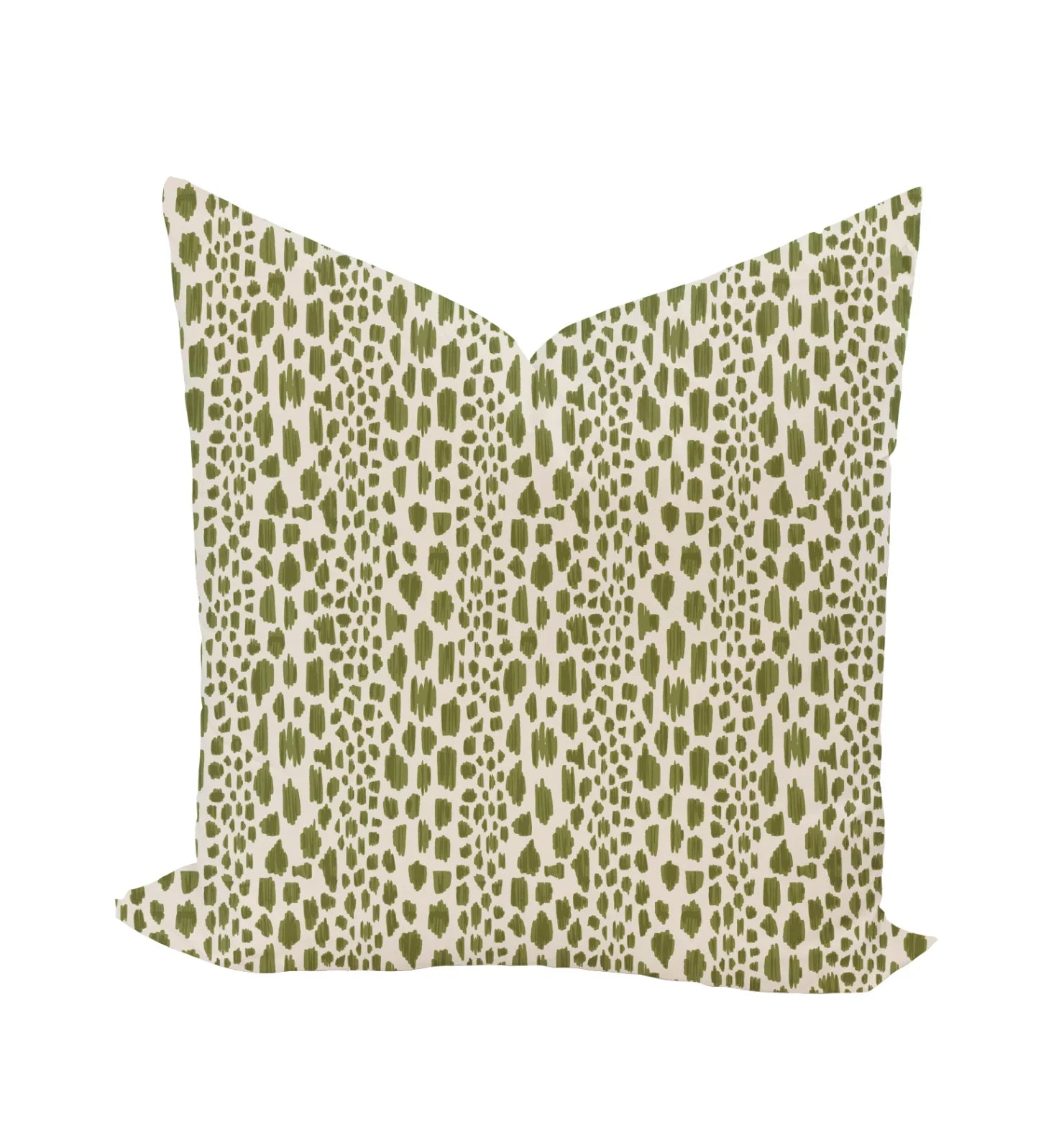 Santee Stripe Pillow in Olive - The Mayfair Hall
