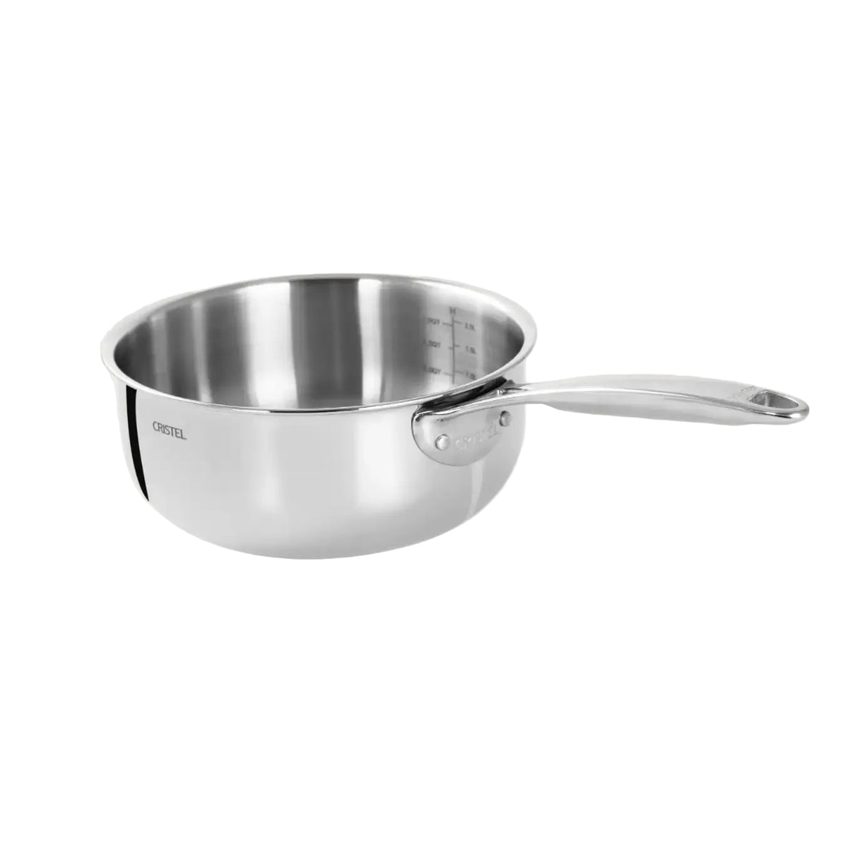 Castel'Pro Ultraply Stainless Steel Saucepan without Lid by Cristel