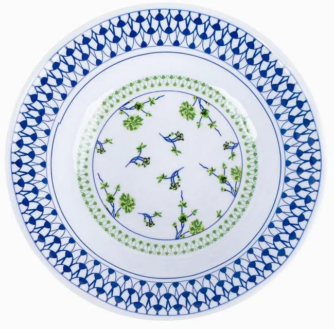 Floral Cache Pot Melamine Dinnerware Collection - The Mayfair Hall