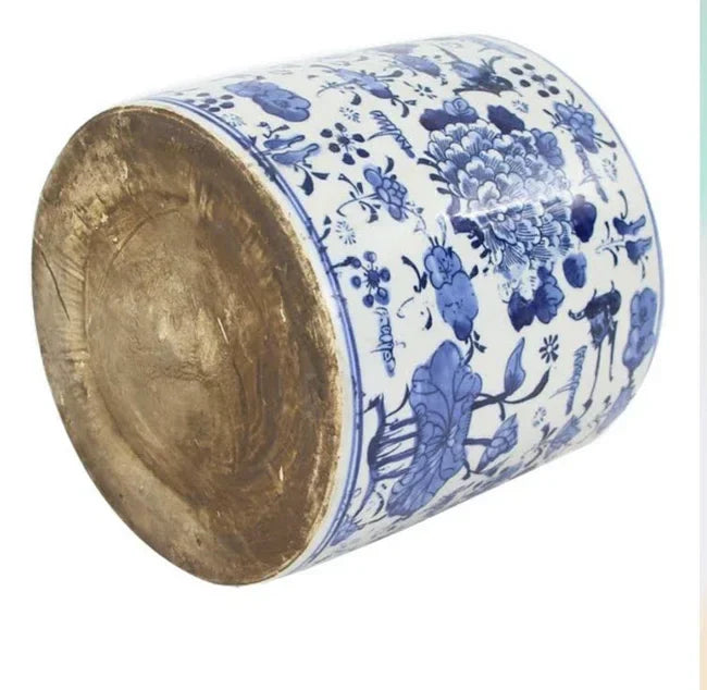 Mid Size Round Floral Planter - The Mayfair Hall