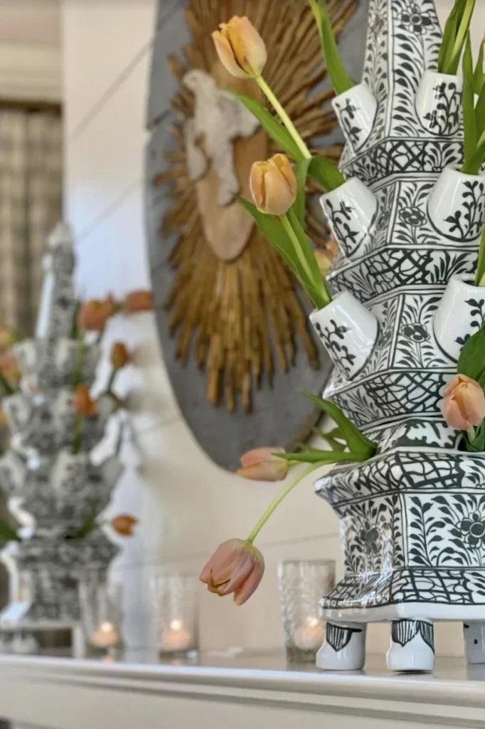 Original Green and White Tulipiere - The Mayfair Hall