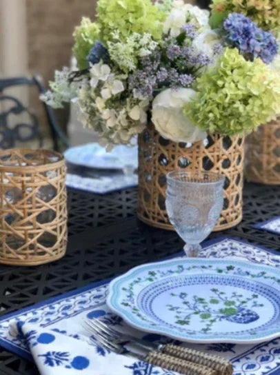 Chunky Cane Wicker Hurricane - The Mayfair Hall