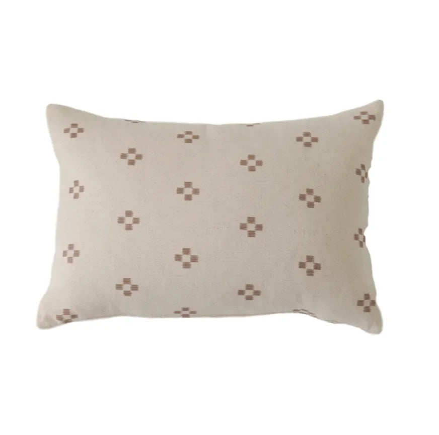 Santa Fe Pillow Cover in Cream and Tan - The Mayfair Hall
