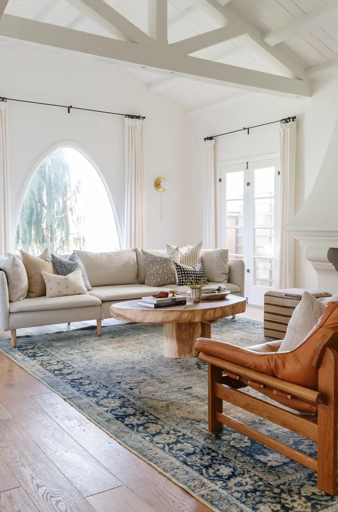 Mavis Floral Pillow Cover in Gray - The Mayfair Hall