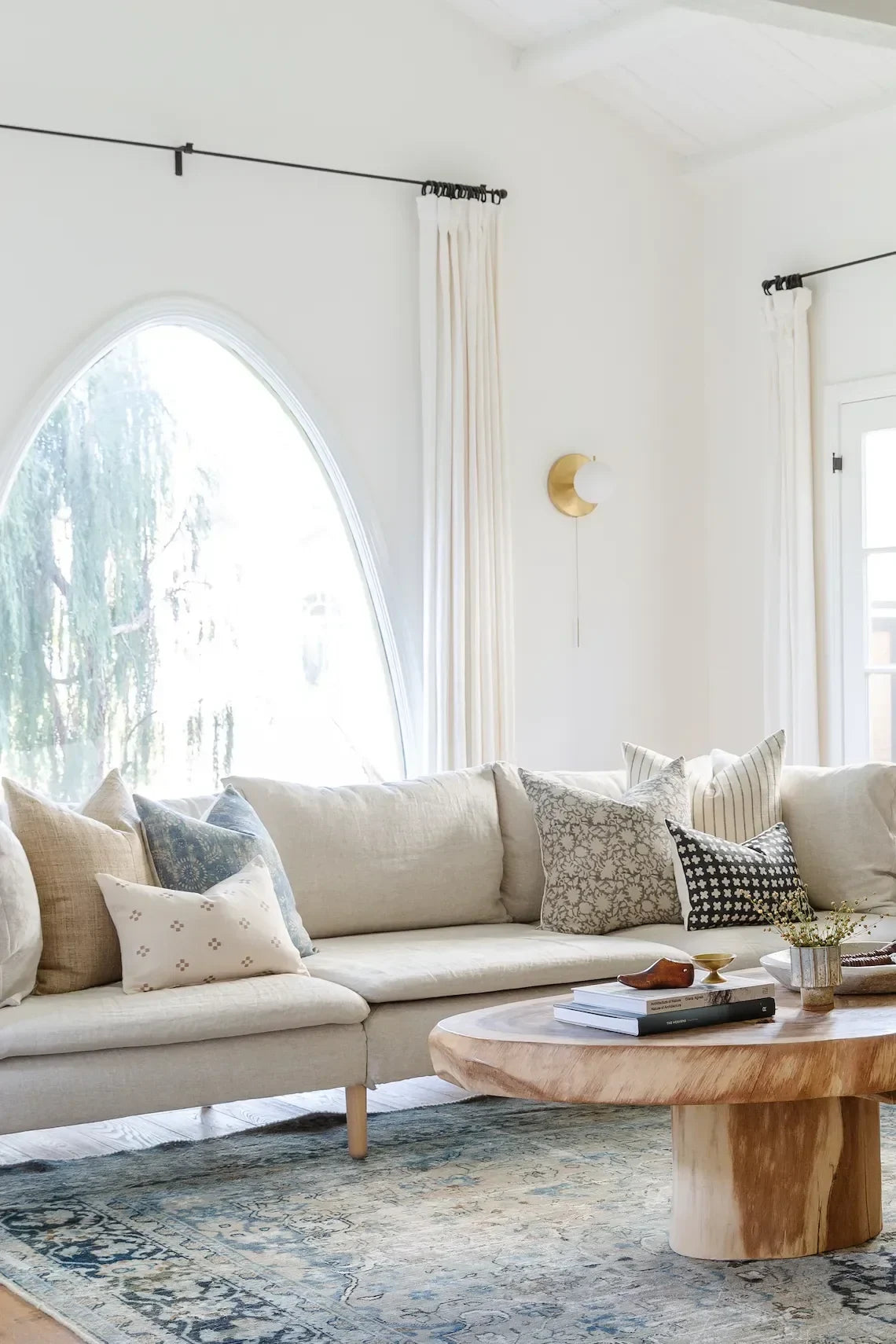 Mavis Floral Pillow Cover in Gray - The Mayfair Hall