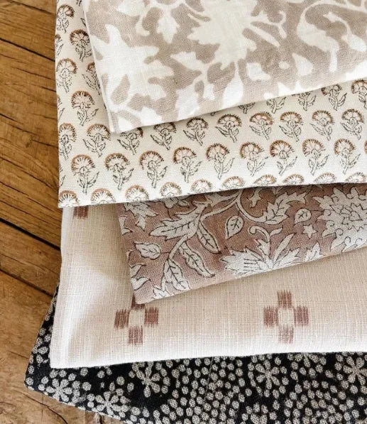 Santa Fe Pillow Cover in Cream and Tan - The Mayfair Hall