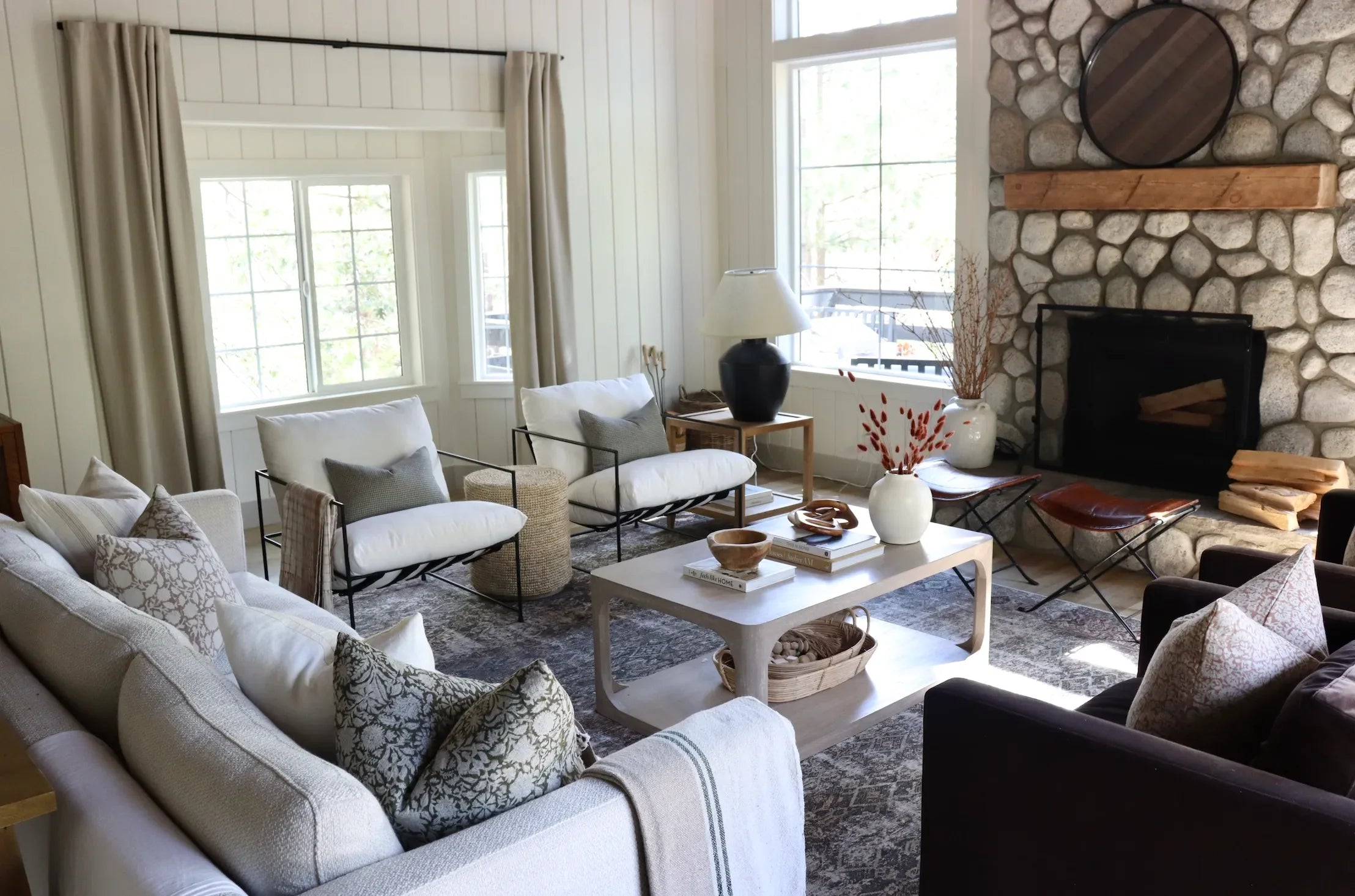 Perry Floral Pillow Cover in Dark Green - The Mayfair Hall