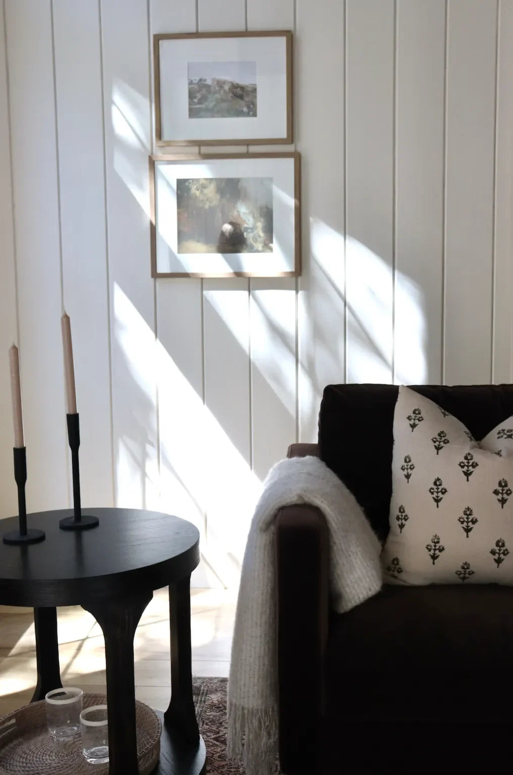 Aspen Floral Block Print Pillow Cover - The Mayfair Hall