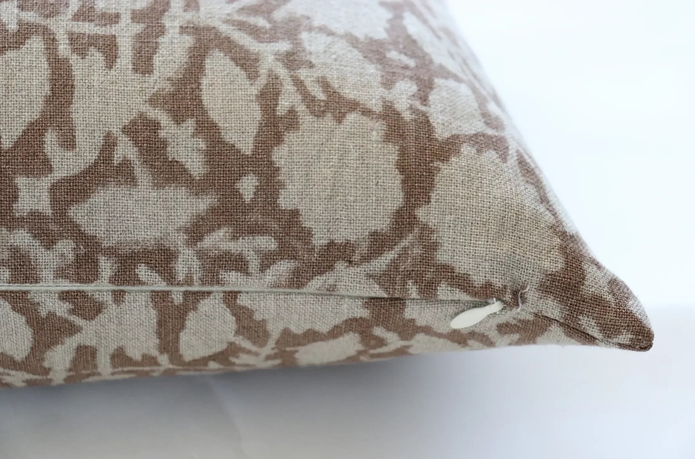 Rory Floral Pillow Cover in Brown - The Mayfair Hall
