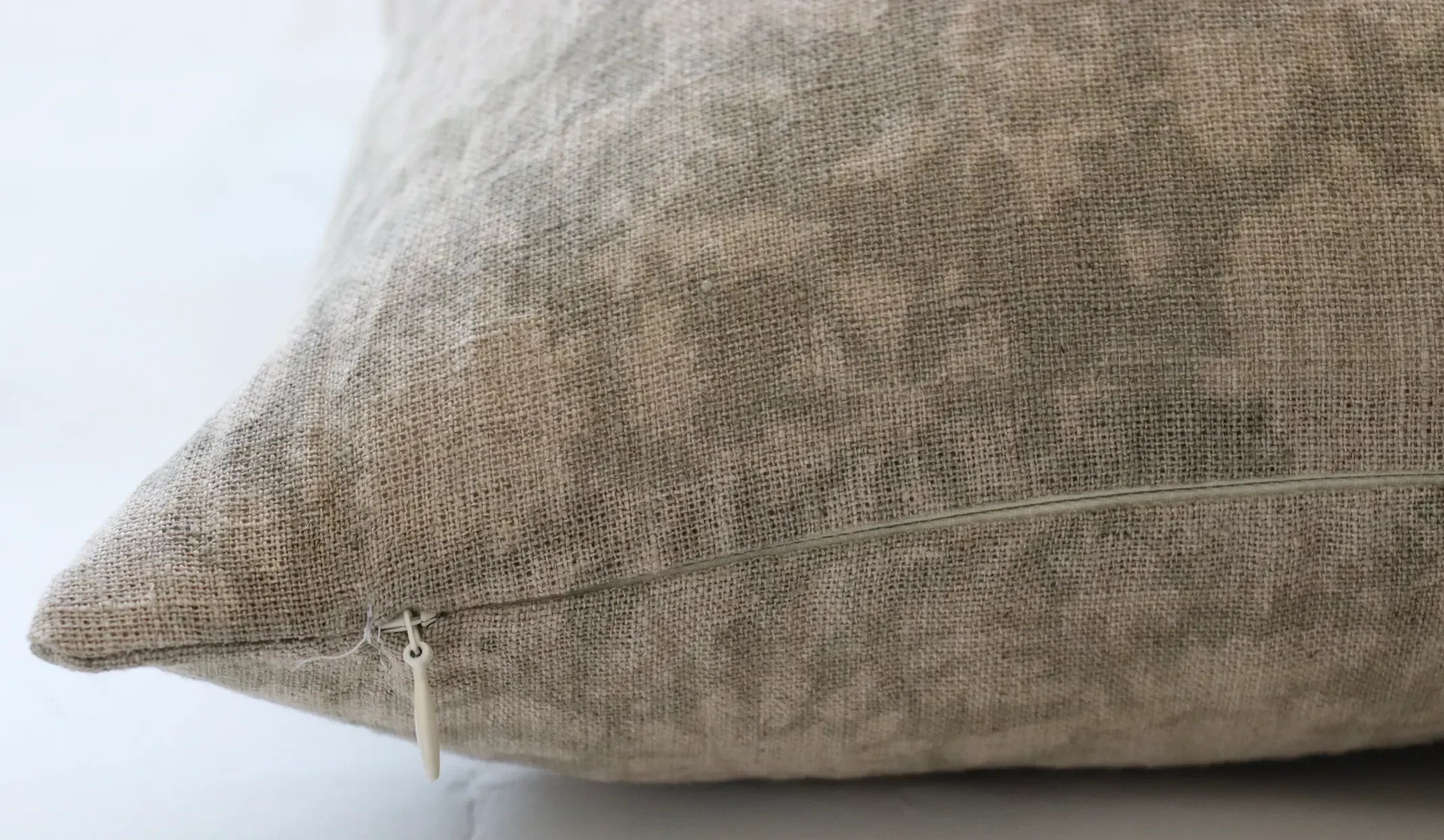 Laurel Floral Pillow Cover in Light Gray - The Mayfair Hall
