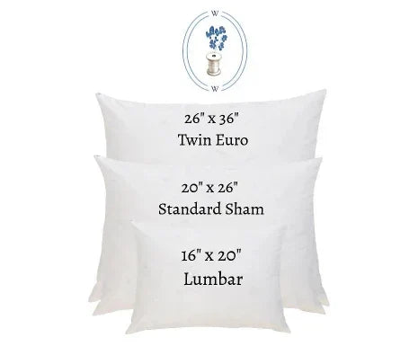 Custom Inserts for Bedding - Exclusively made for Wheaton Whaley Home - The Mayfair Hall