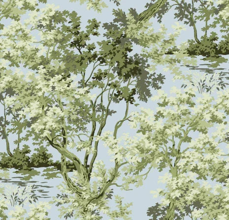 Ginger in Sanctuary and Eloise Scalloped Edge Shower Curtain - The Mayfair Hall