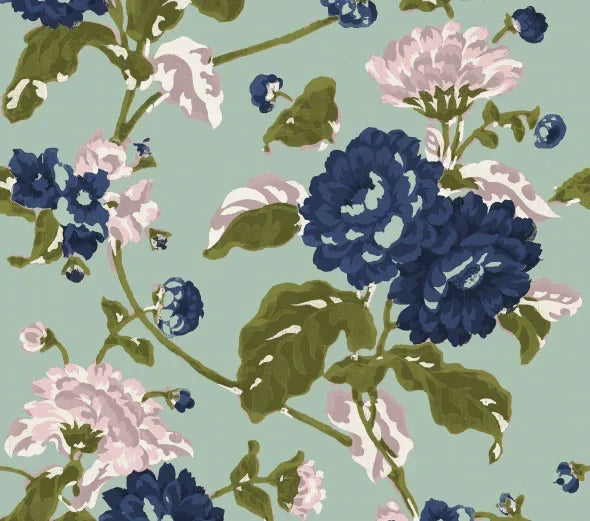 Britain in Seafoam Duvet Cover - The Mayfair Hall