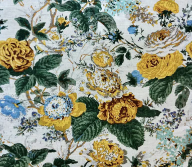 Georgia in Gold Shower Curtain