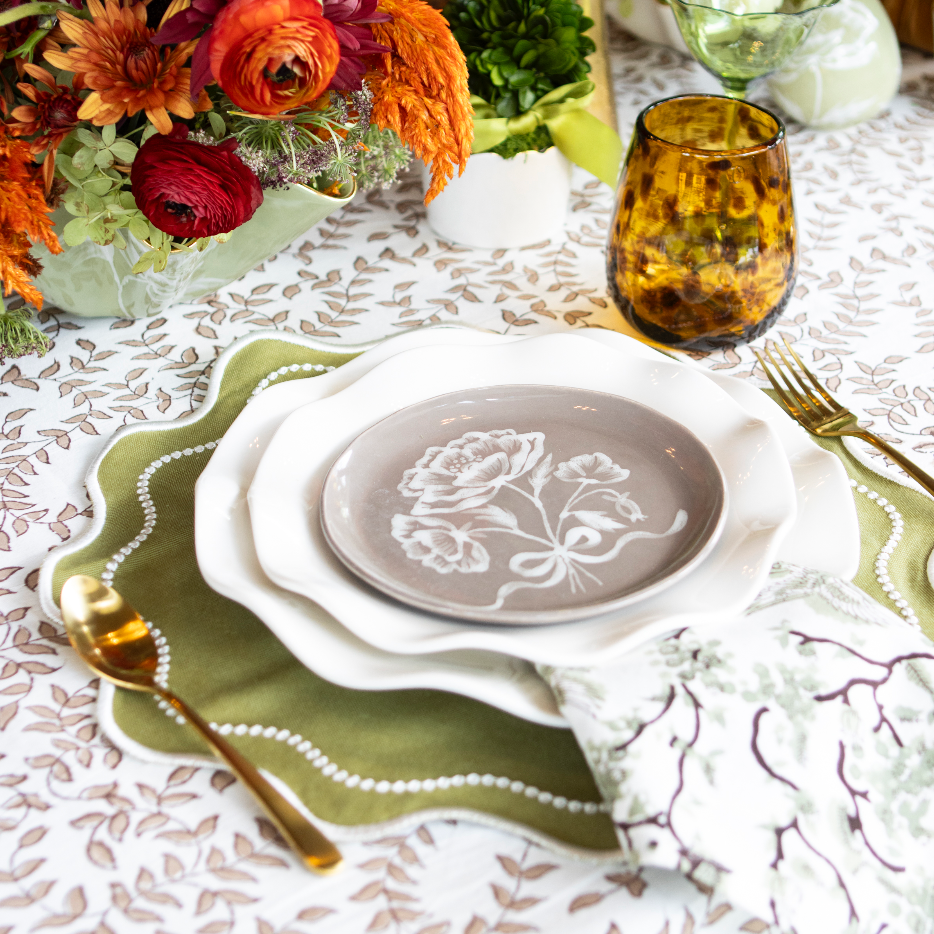 Keepsake Plate in Classic Poppy