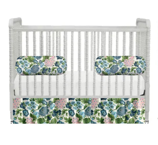 Martha in Ballet & Blue crib skirt - The Mayfair Hall