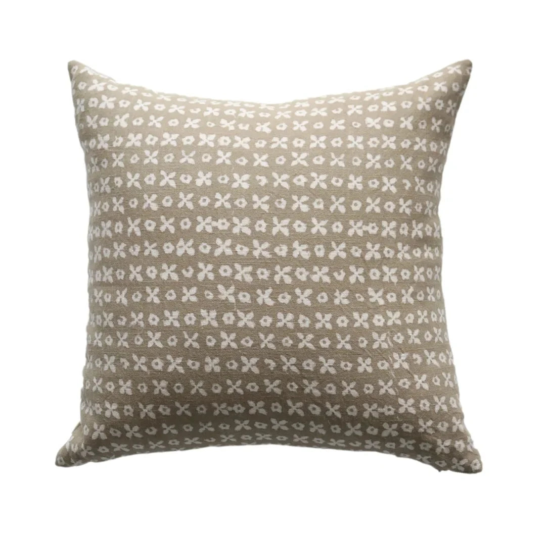 Sutton Pillow Cover in Tan - The Mayfair Hall