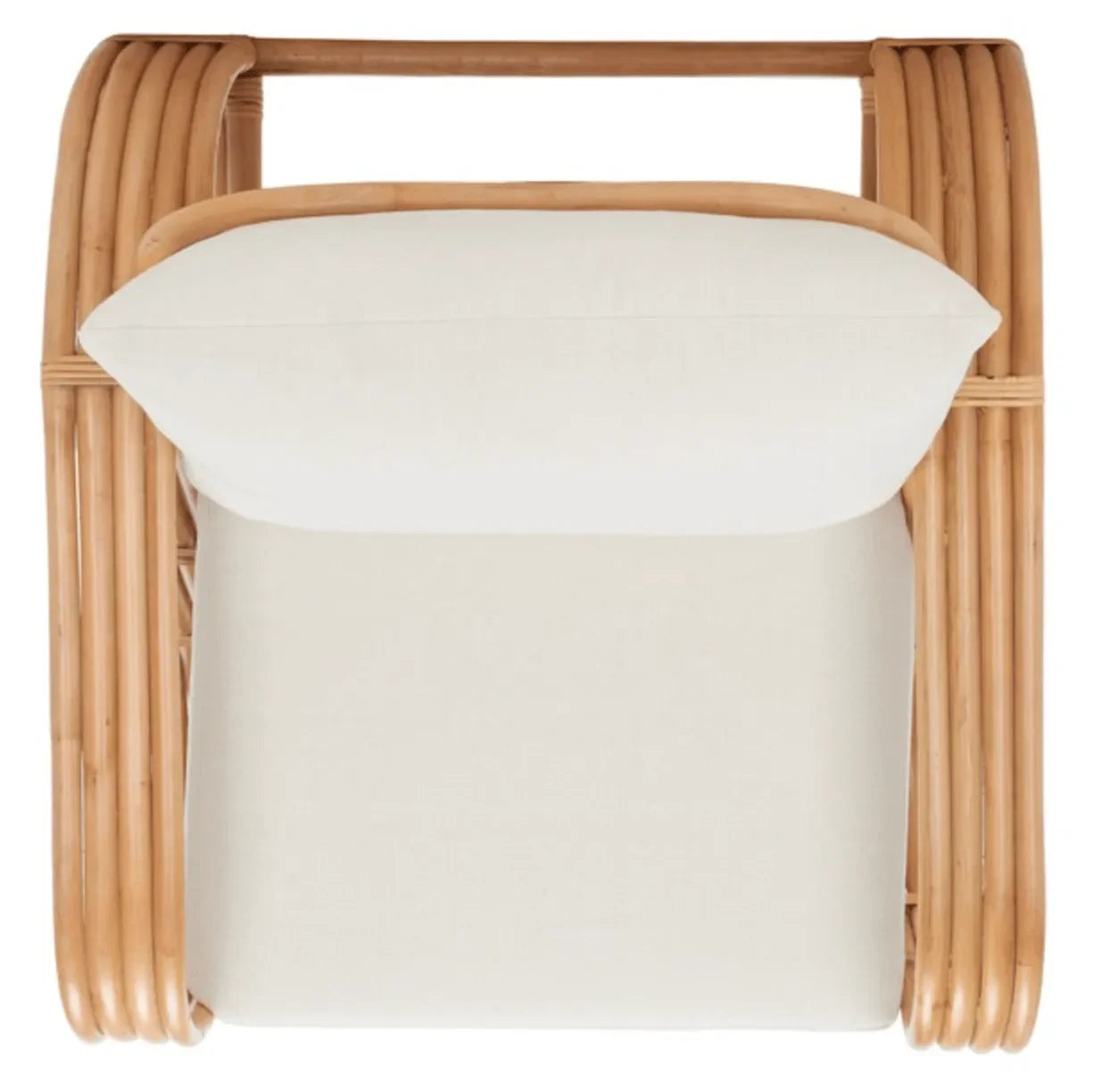 Beia Jawit Accent Chair Natural and White - The Mayfair Hall