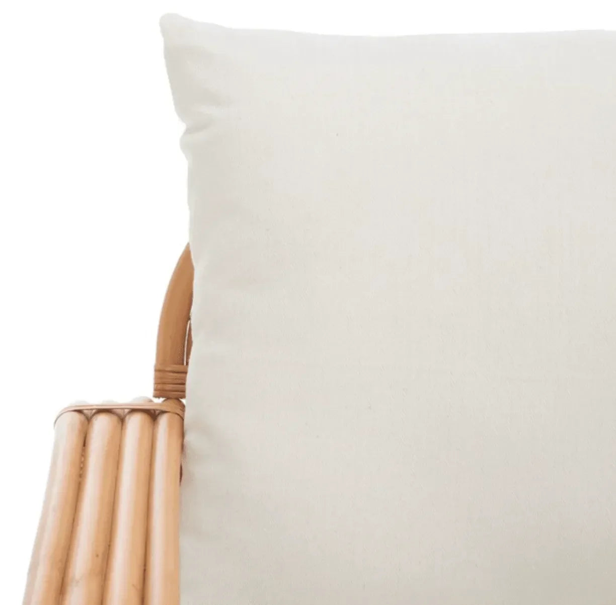 Beia Jawit Accent Chair Natural and White - The Mayfair Hall