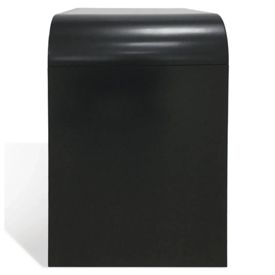 Liabella Wood Drawer Nightstand in Black - The Mayfair Hall