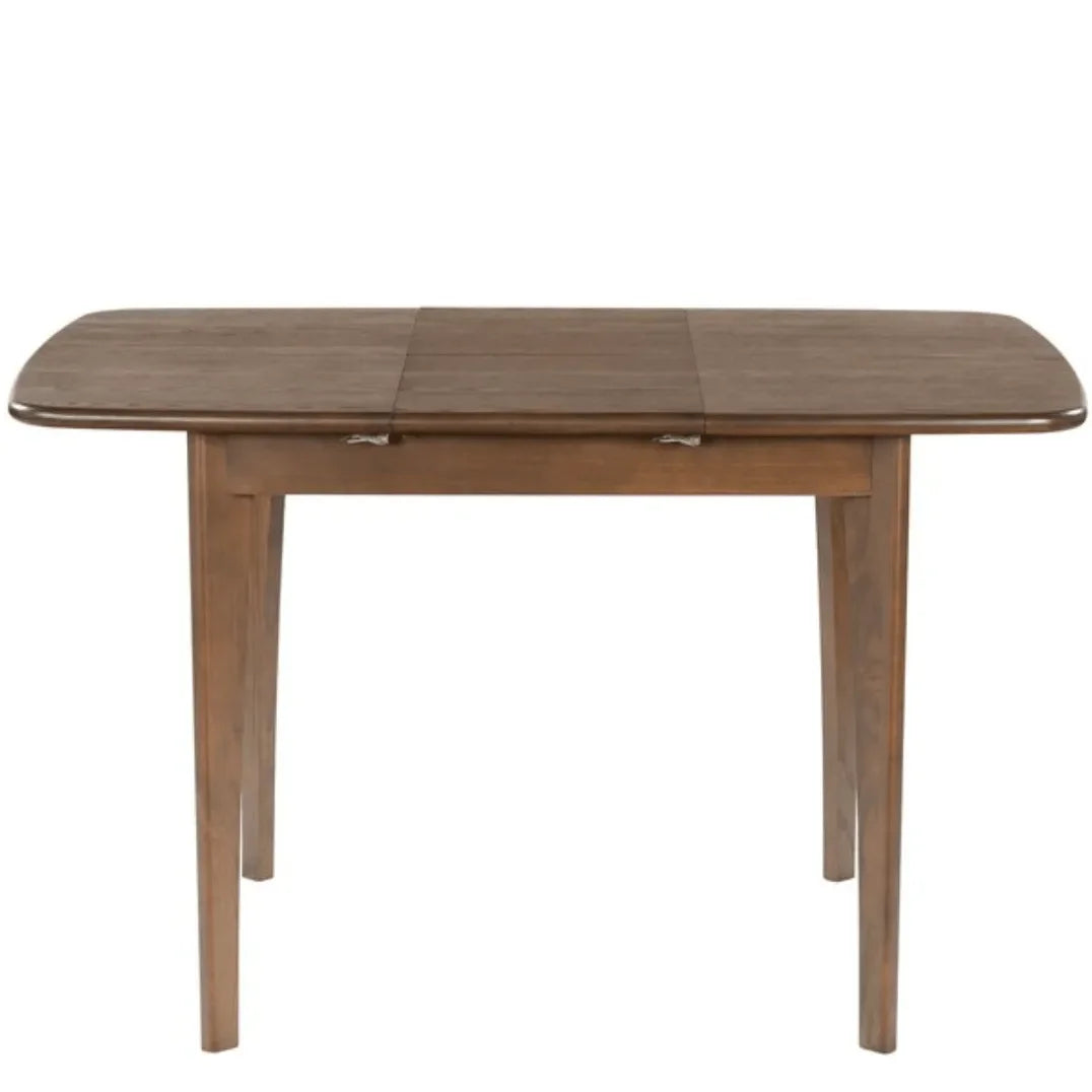 Barbossa Extendable Wood Dining Table in Walnut - The Mayfair Hall