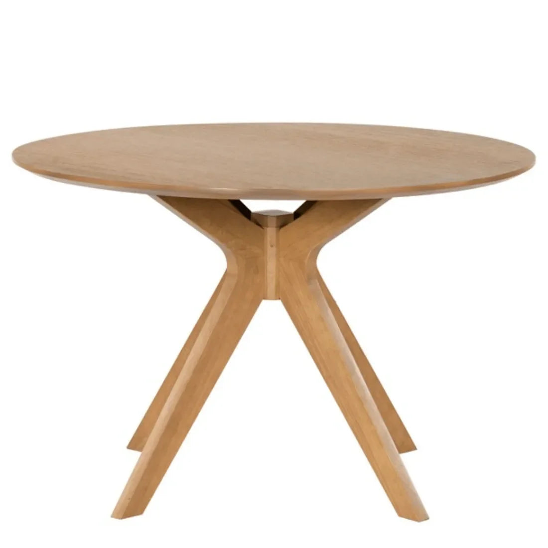 Carolee Wood Dining Table with Splayed Legs - The Mayfair Hall