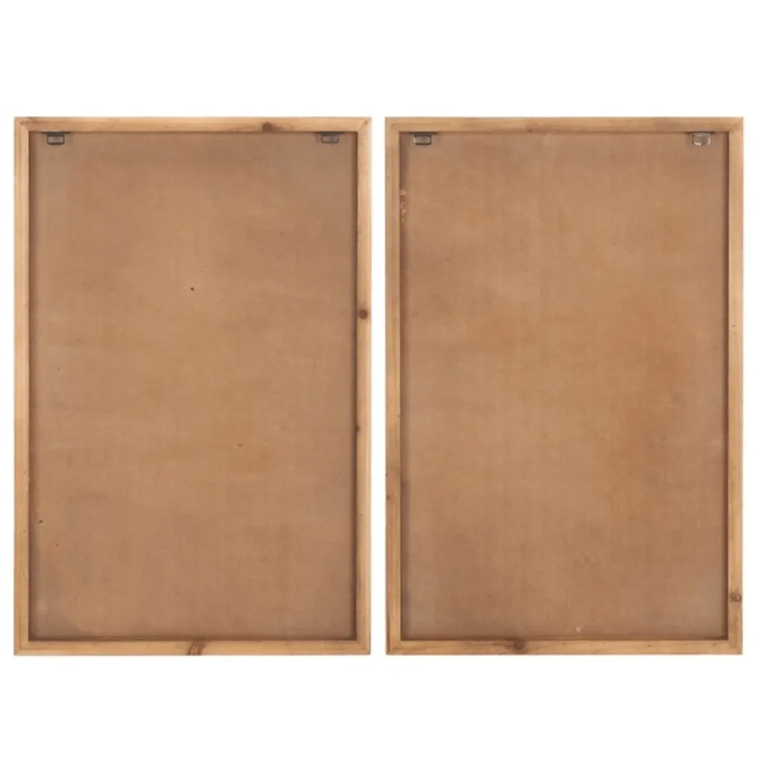 Modern Geometry Wall Art in Natural and Ivory (Set of 2) - The Mayfair Hall