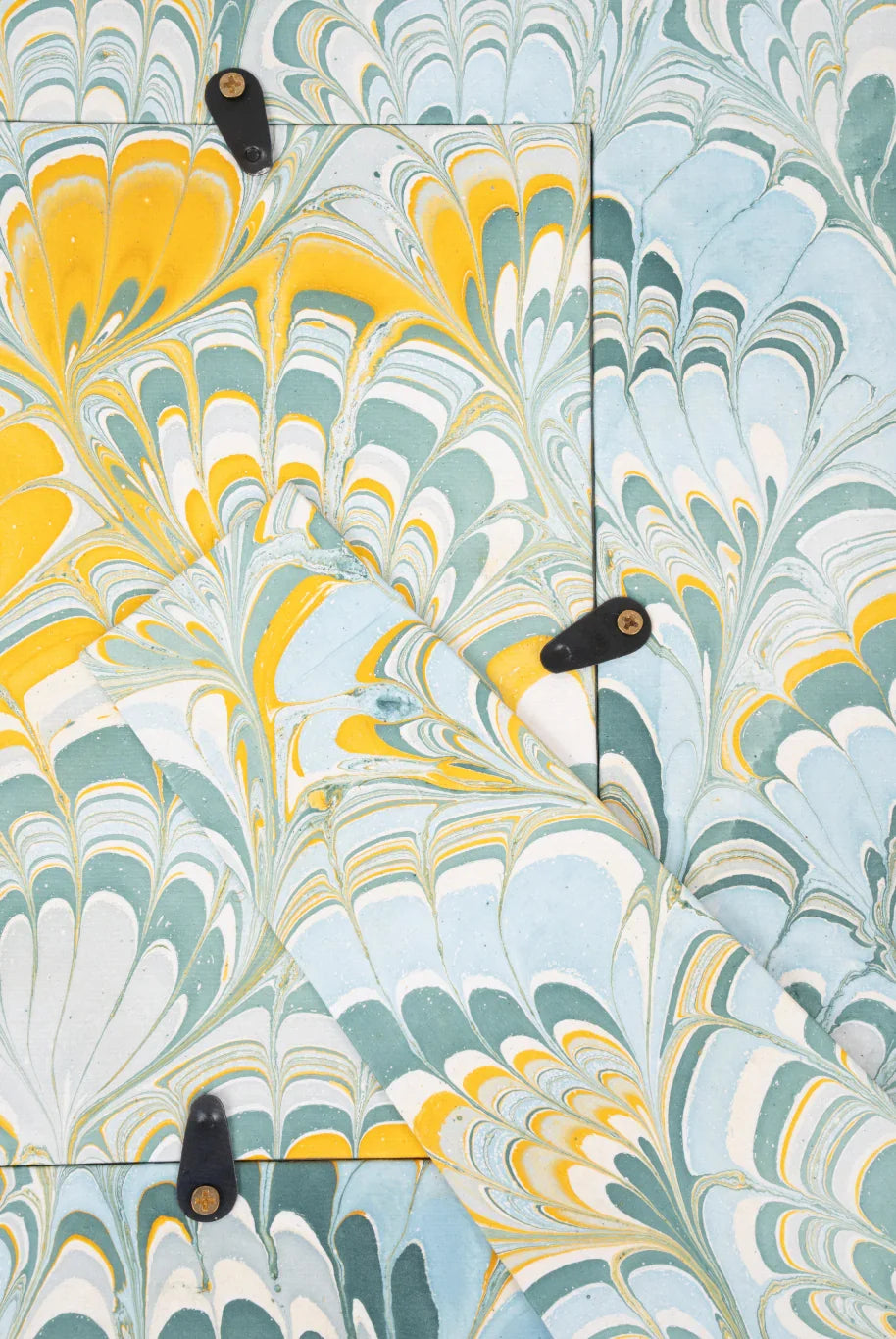 Blue Hand-Marbled Large Wall Picture Frame, 5x7 - The Mayfair Hall