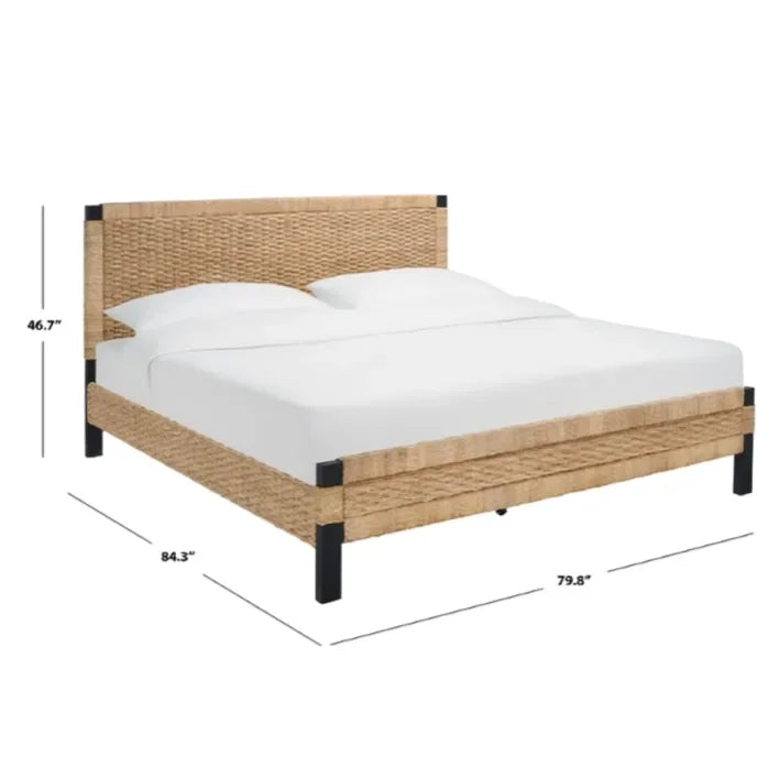 Galen Woven Banana Stem Bed in Natural