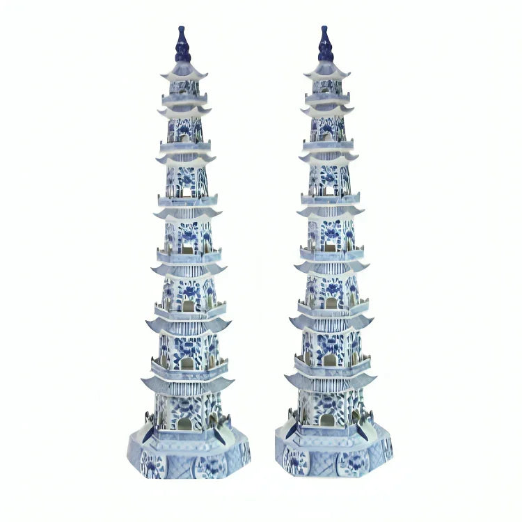 Grand Blue and White Pagoda - The Mayfair Hall