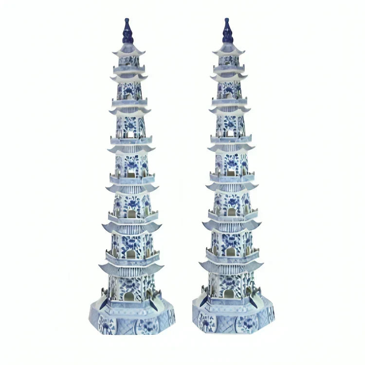 Grand Blue and White Pagoda - The Mayfair Hall