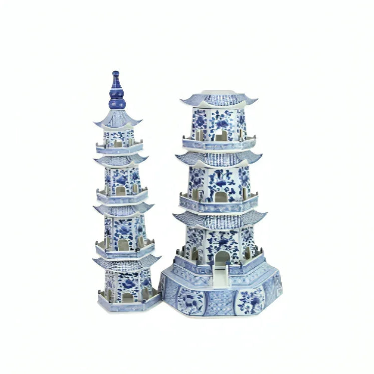 Grand Blue and White Pagoda - The Mayfair Hall