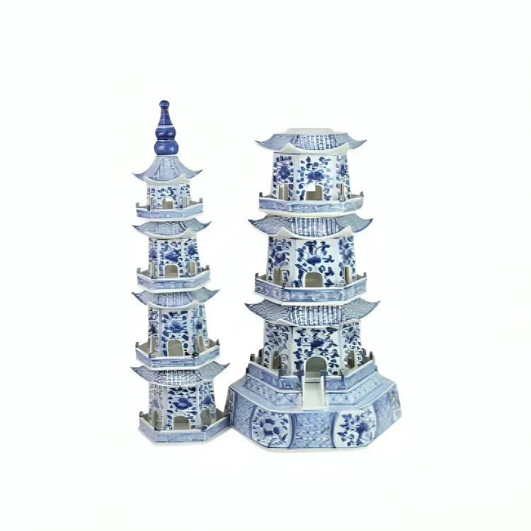 Grand Blue and White Pagoda - The Mayfair Hall