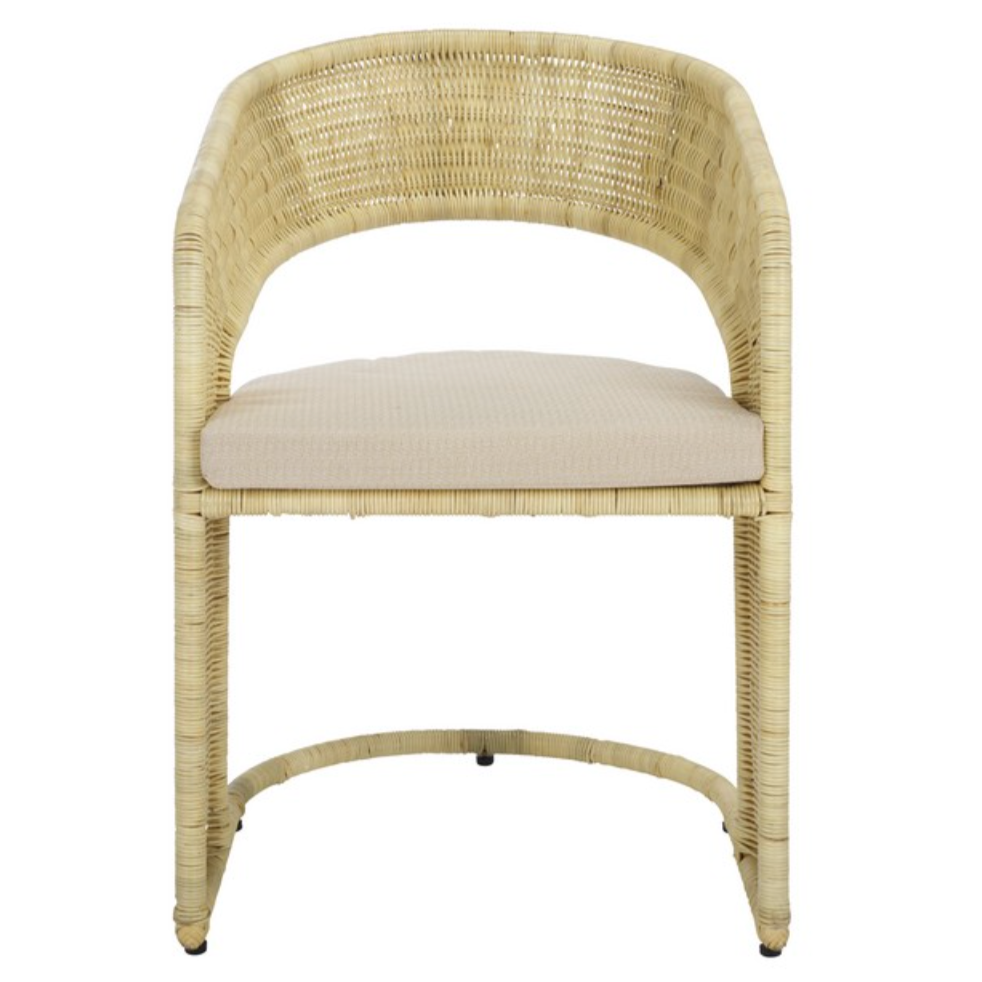 Krystalina Rattan Dining Chair in Natural