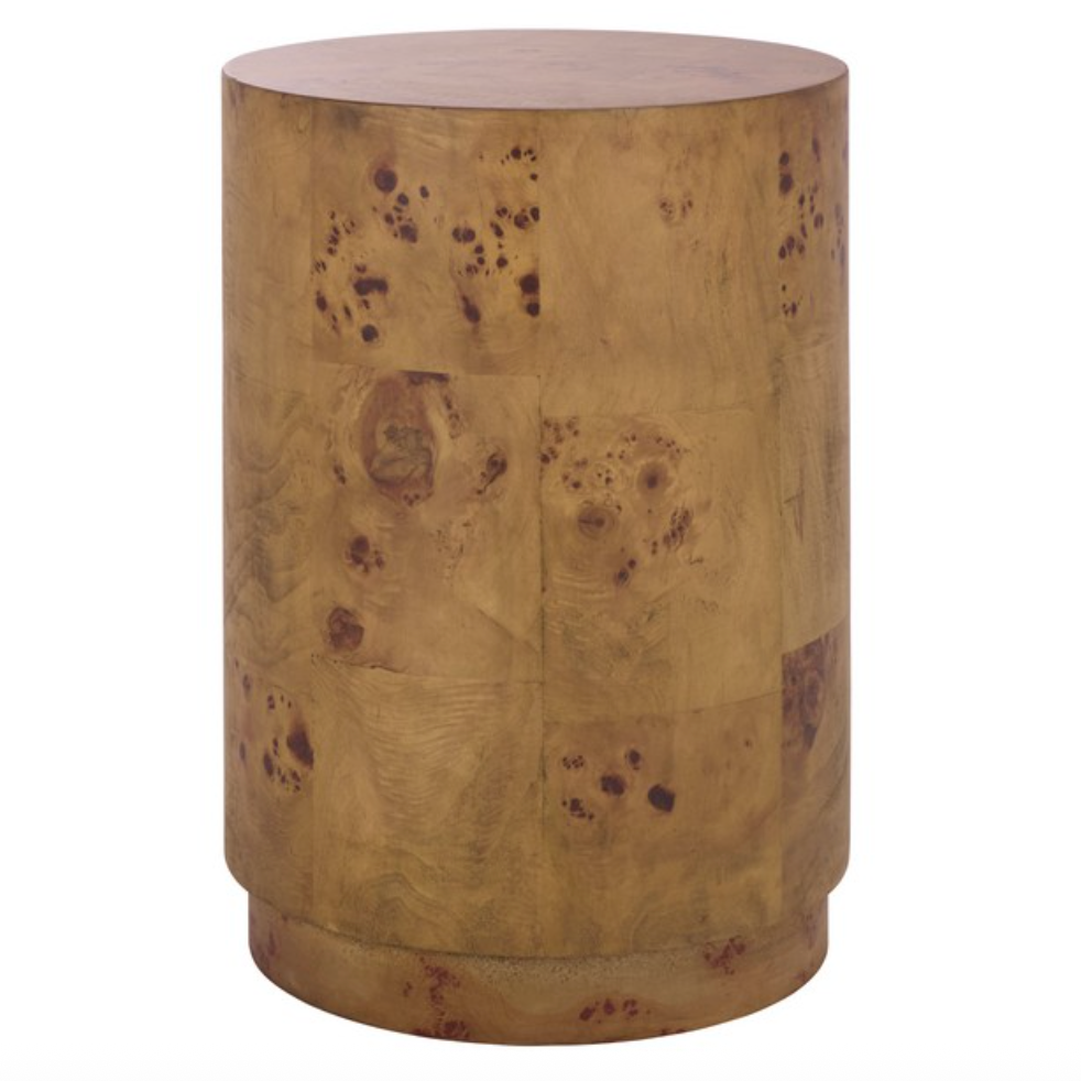 Siya Wood Accent Table in Brown