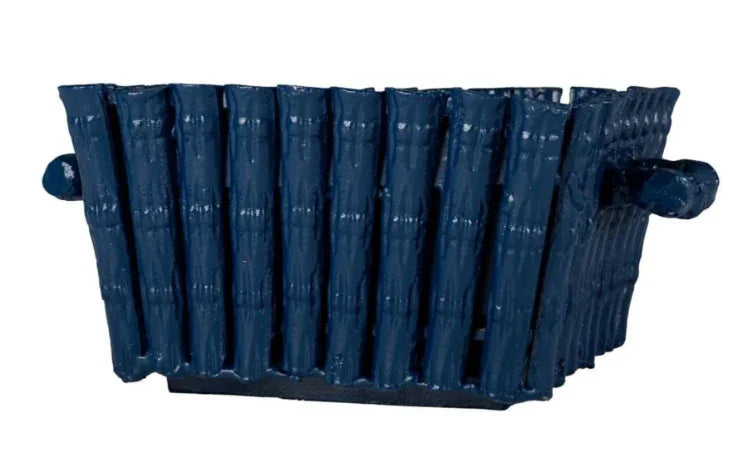 Navy Bamboo Planter - The Mayfair Hall