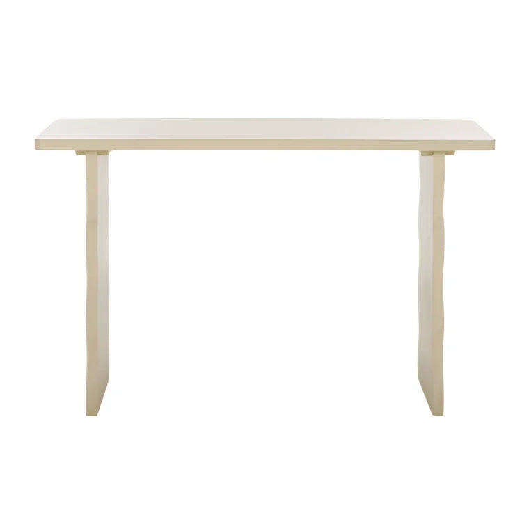 Preslyn Wood Console Table in Sand - The Mayfair Hall