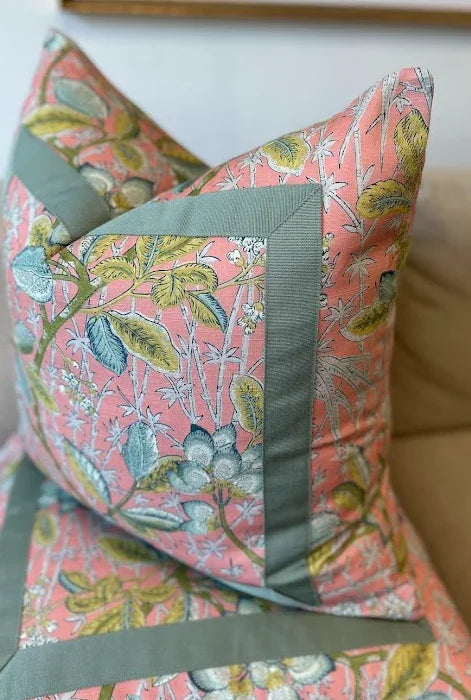 Abigail Pillow in Coral - The Mayfair Hall