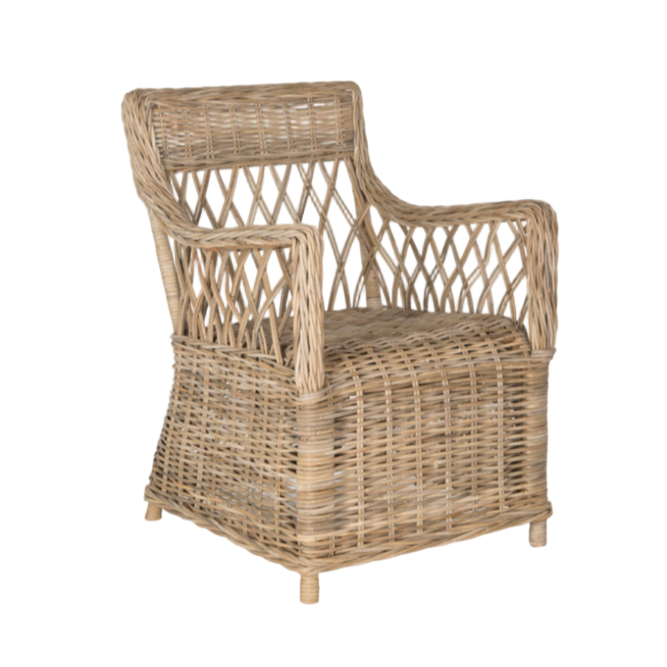 Hinaku Rattan Arm Chair in Natural