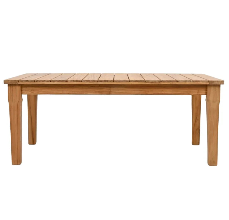 Martinique Wood Patio Coffee Table in Teak