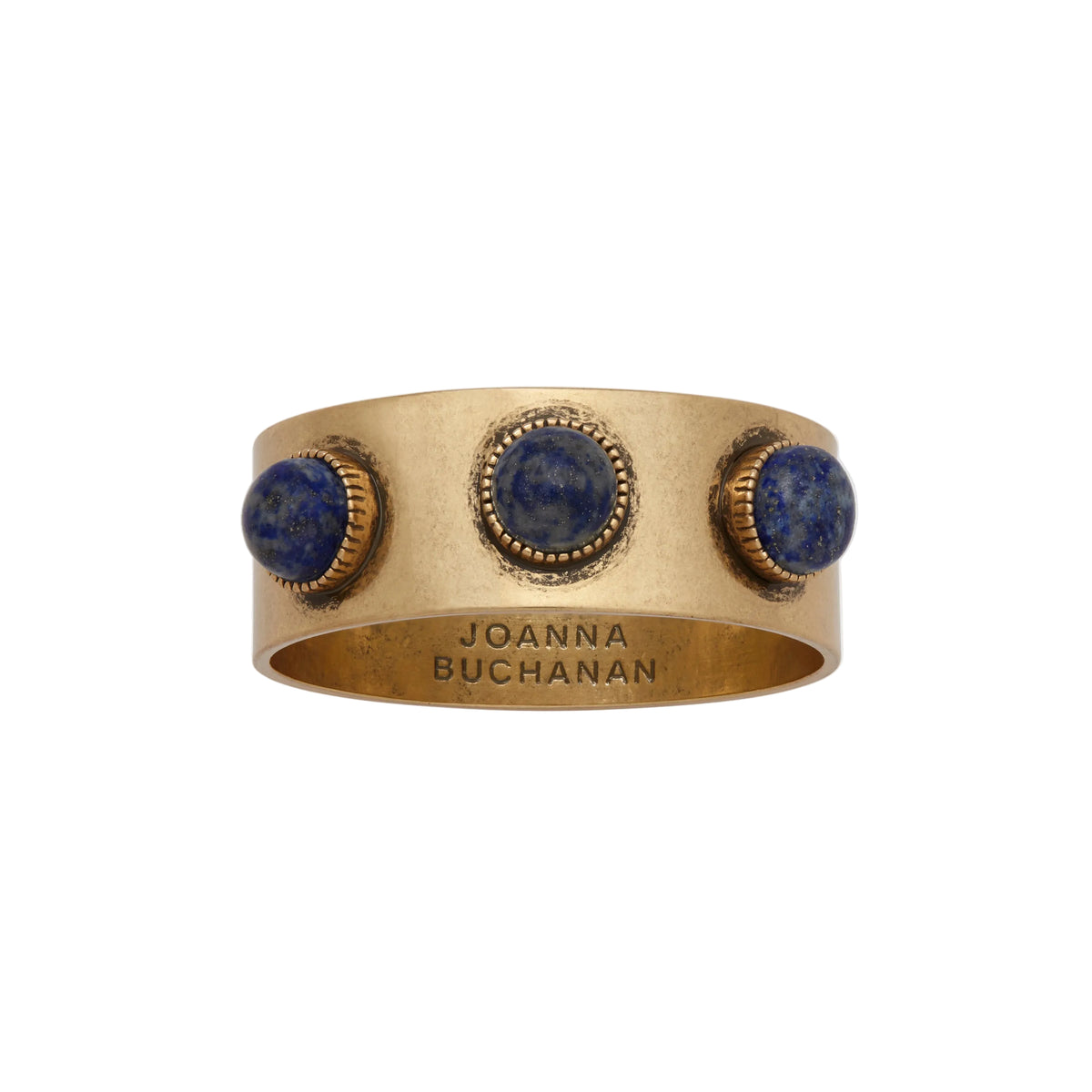 Cabochon Napkin Rings with Lapis Lazuli by Joanna Buchanan — Set of 4