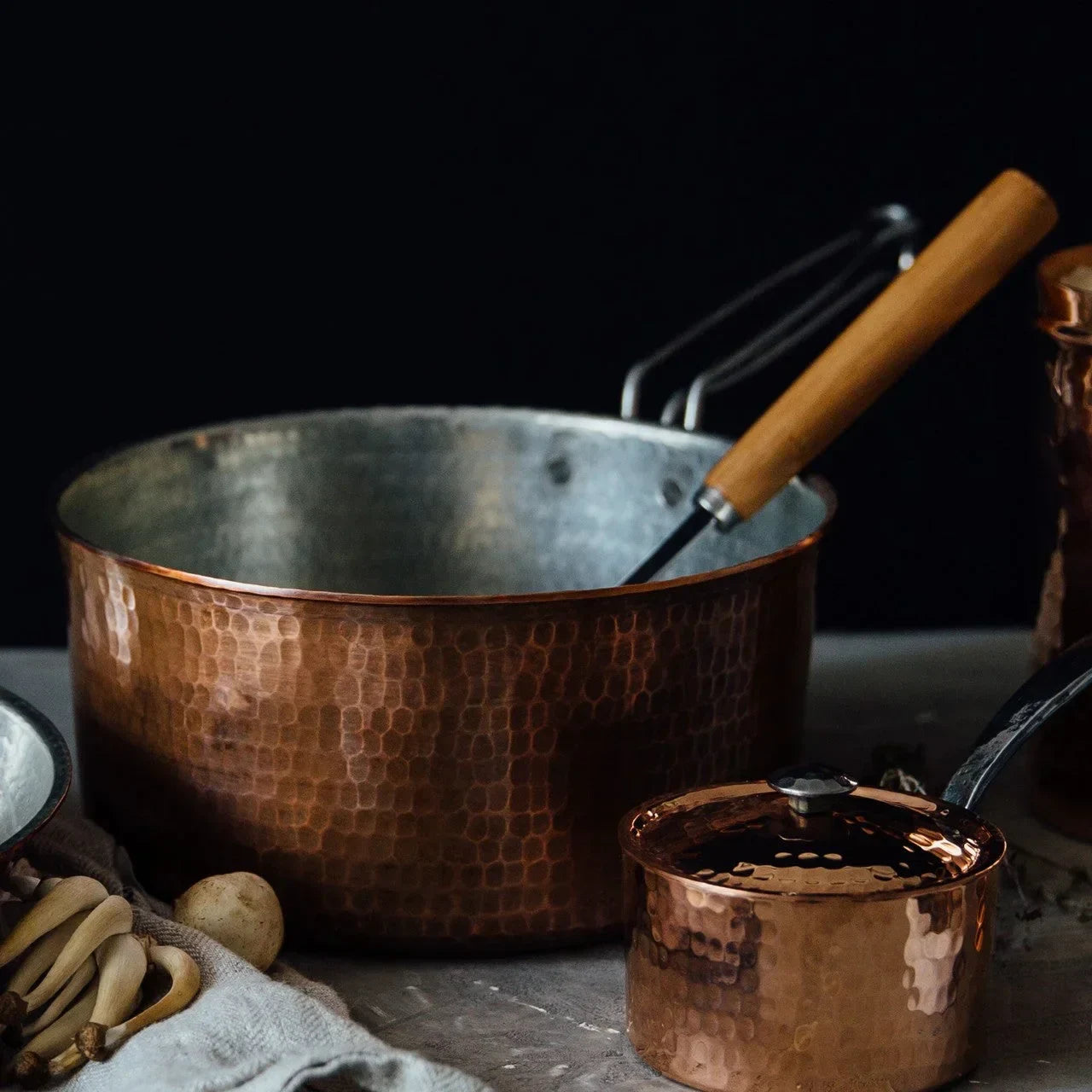 Copper Saucepan 1.5 quart and 2.5 quart - The Mayfair Hall