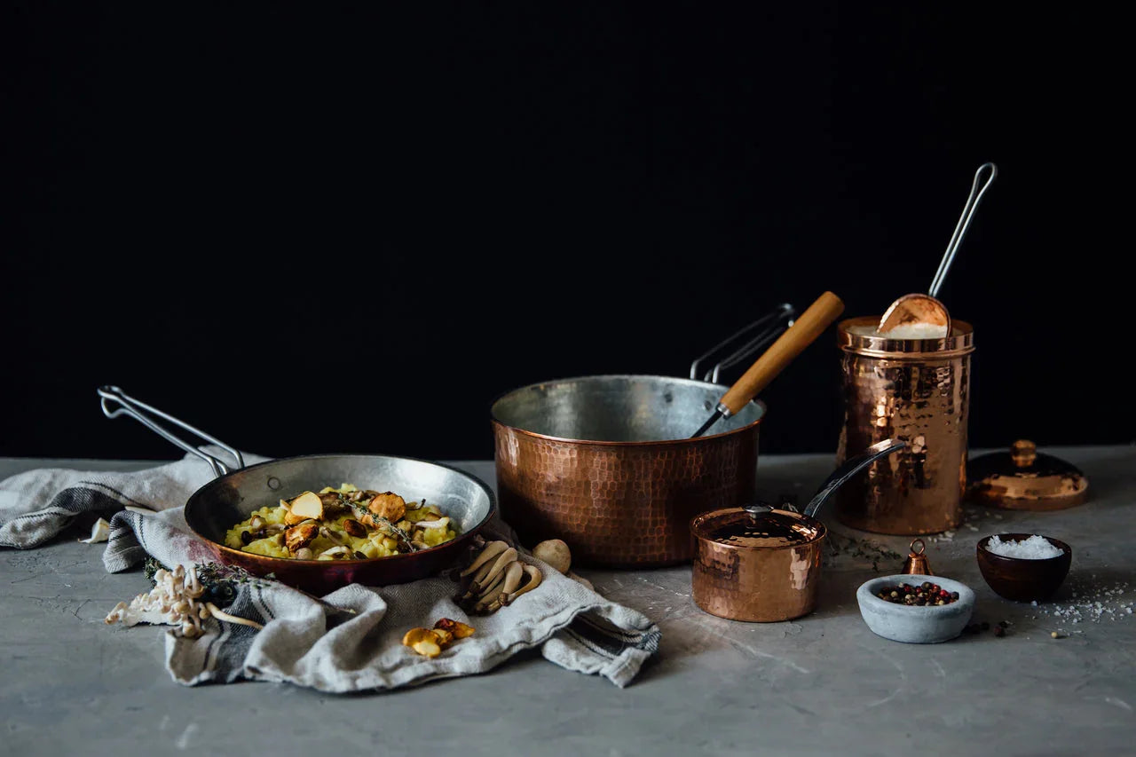 Copper Saucepan 1.5 quart and 2.5 quart - The Mayfair Hall