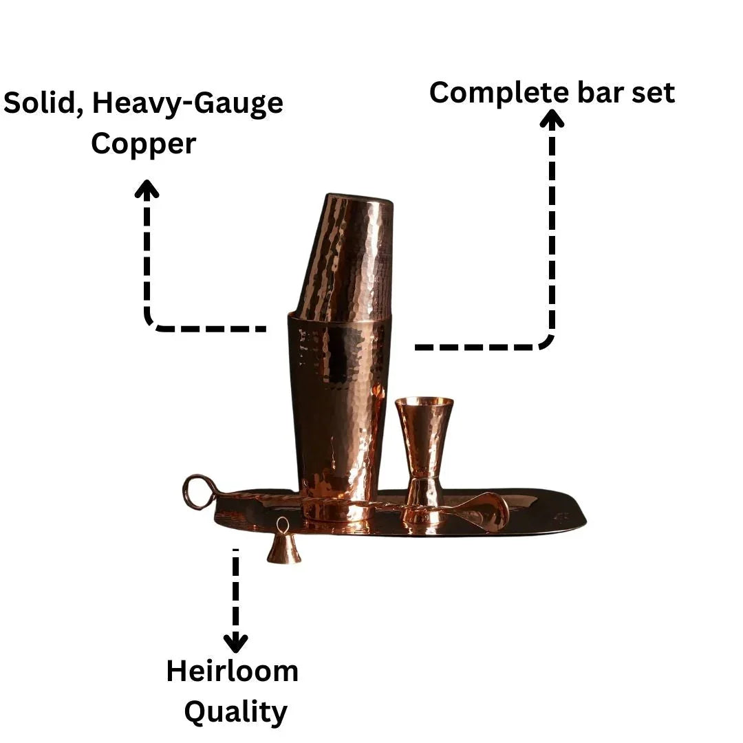 Copper Barman's Set Up - The Mayfair Hall