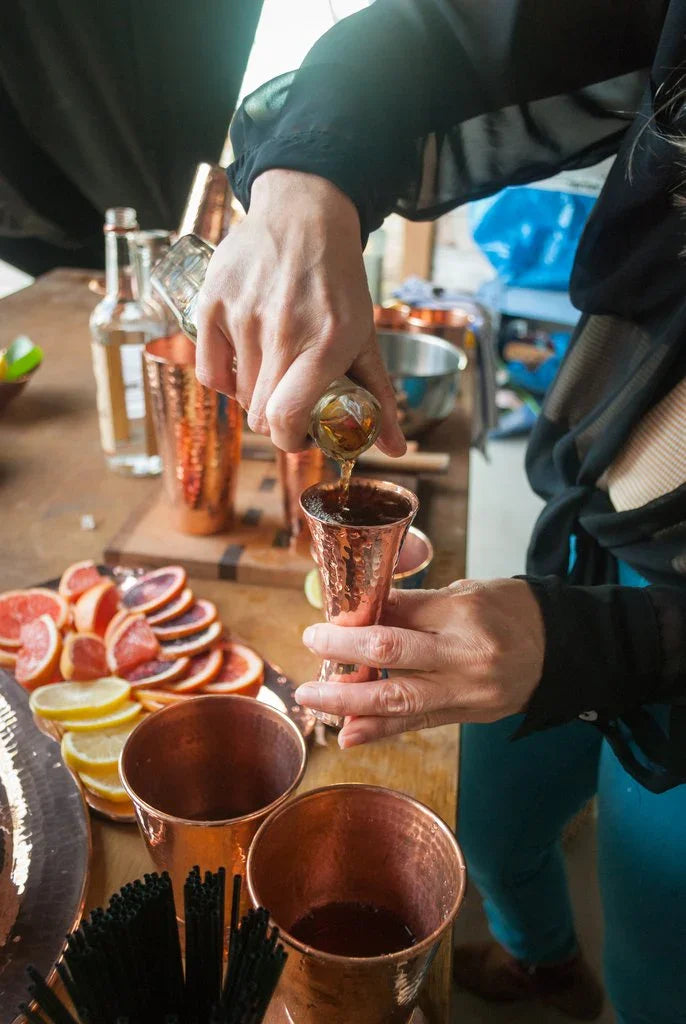 Copper Barman's Set Up - The Mayfair Hall