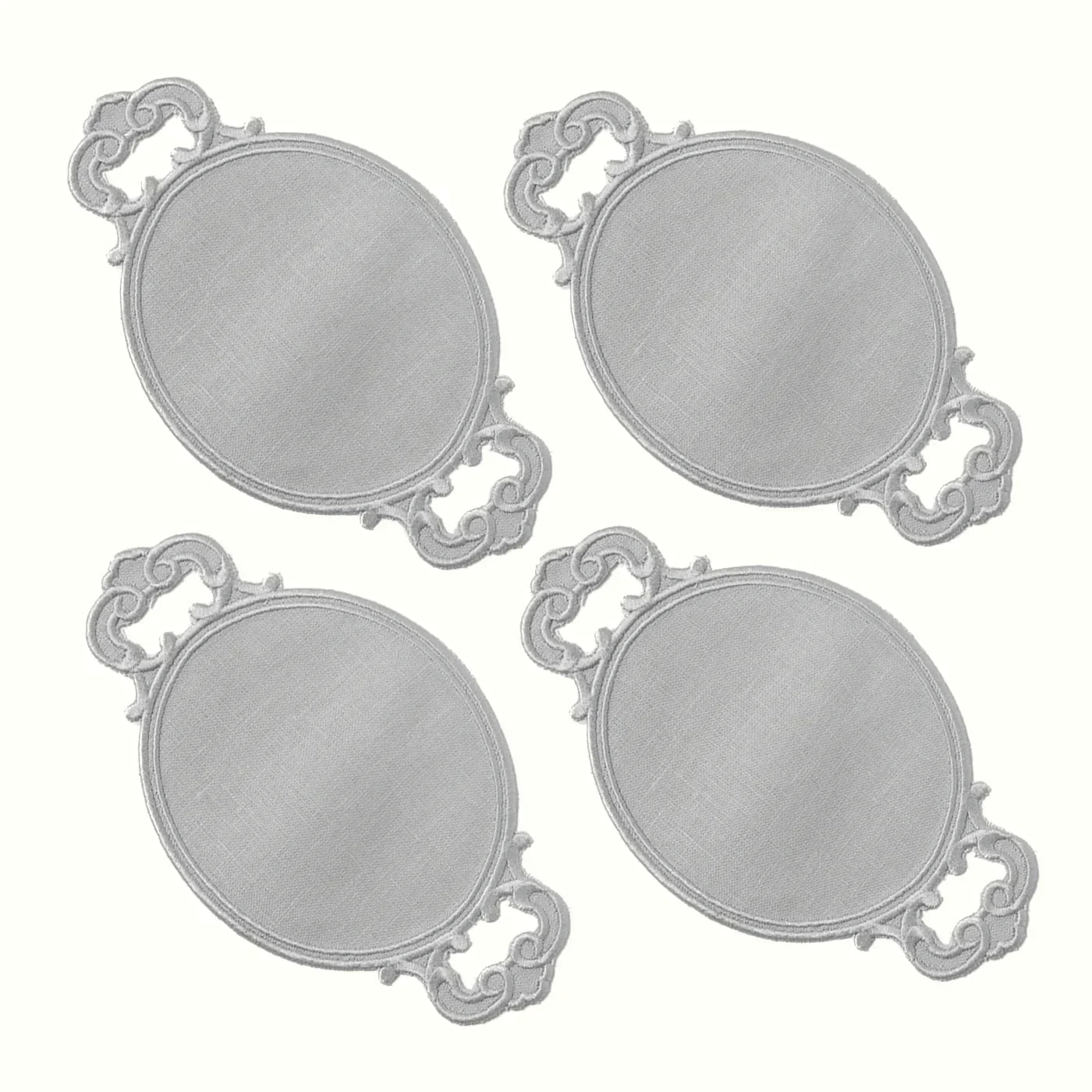 Silver Tray Cocktail Napkins - The Mayfair Hall