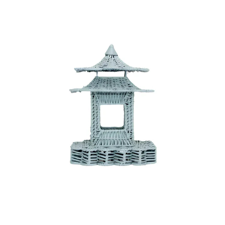 Pale Blue Scalloped Pagoda - The Mayfair Hall