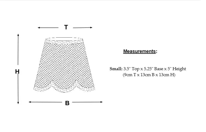Seagrass Shade Cover in Natural with Scalloped Trip