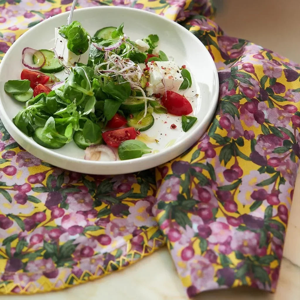 6 Napkins Romance is Dead Yellow - The Mayfair Hall