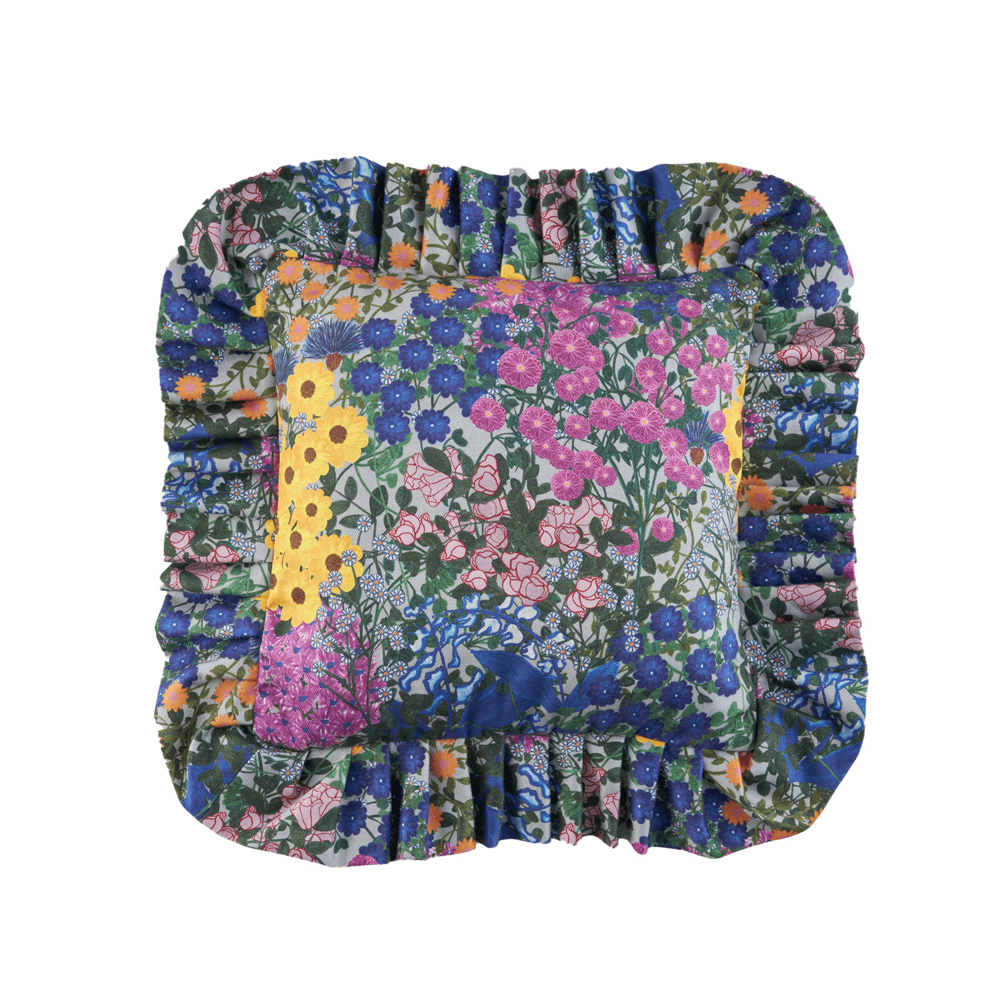 Ruffled Pillow Cover Pré Fleuri